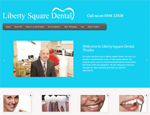 Tablet Screenshot of libertysquaredental.ie